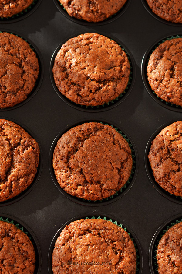 muffiny orzechowe z czekoladą