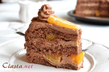 Tort czekoladowy z pomarańczą - zdj. 3