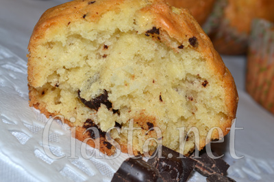 muffinki z czekoladą