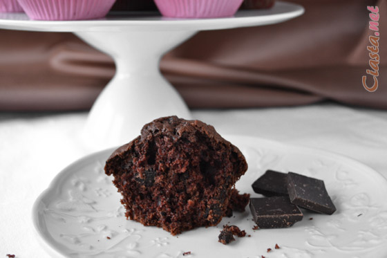 muffiny czekoladowe z mąki orkiszowej