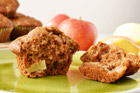 piernikowo - miodowe muffiny z jabłkami