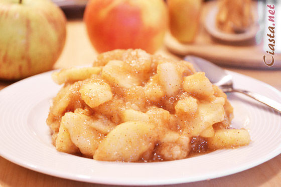 smażone jabłka do naleśników