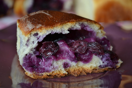 bułki drożdżowe z borówkami