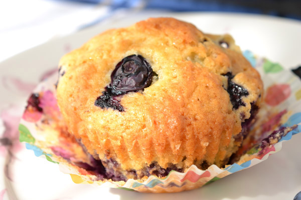 muffinki z borówkami