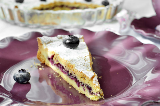 tarta z borówkami