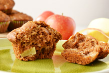 piernikowo miodowe muffiny z jabłkami