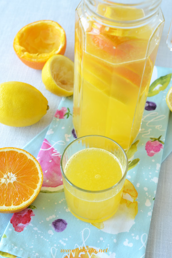 woda pomarańczowo - cytrynowa